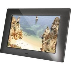 Braun DigiFrame 720 Digital Photo Frame 7" - Sleek Black Design for Stunning Memories